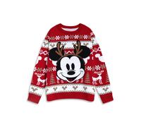 (Small) Disney Christmas Jumper (Womens Red)