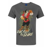 Disney Beauty and The Beast Gaston Men's T-Shirt Charcoal