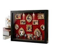 Small Display Frame for DIY Museum | Miniature Keepsake for Memories | Miniature Display Case for Weddings, Birthdays, Parties, Home, Apartment, Hotel, Bedroom, Living Room, House D