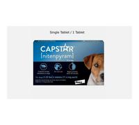 (Small Dog) 1 Tablet Capstar Flea Treatment for Cats & Dogs