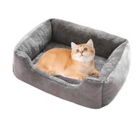 Small Dog Bed | Pet Sofa Bed for Small Dogs | Puppy Cuddler Calming Sleeping Warming Sofa Couch for Balcony Crate Interior Living Room Outdoor Patio