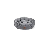 Small Dog Bed Washable - Large Cat Beds for Indoor Cats and Puppy, Grey Dog Bed Sofa for Medium Dogs with Slip-Resistant Bottom, Gift For Small Dogs