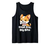 Small Dog Big Bites Funny Chihuahua Humor Tank Top