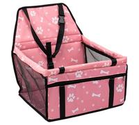 Small Dog Car Seat,Dog Car Carrier Seat for Small Medium Breeds - Non-Slip Bottom Puppy Carseat Travel Bed for Daily Commuting Road Trip Outdoor Park Outings