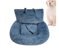 Small Dog Car Seat,Soft Dog Car Seat Boosters - Non-slip Travel Bed Pet Cushion for Traveling Camping Kitten Road Trip Daily Commuting Vet Visit Adventures