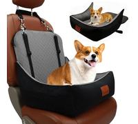 Small Dog Car Seat & Travel Bed:Keep Your Pup Safe,Comfortable and Secure on Every Journey.Features 2 Safety Harnesses,Removable Washable Cover for Multi-Scenario.