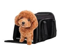 Small Dog Carrier Bag, Breathable Mesh Adjustable Comfortable and Foldable Dog Shoulder Bag for Travel and Outdoor | for Camping, Picnics and Car Holidays