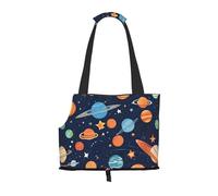 Small Dog Carrier Bag Constellation Star Clusters Galaxies Printed Compatible Small Cat And Dog Portable Shoulder Bag,Small Pet Puppy Travel Purse