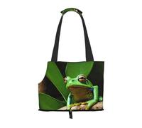 Small Dog Carrier Bag Peace Tree Frog Printed Compatible Small Cat And Dog Portable Shoulder Bag,Small Pet Puppy Travel Purse