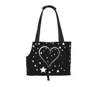 Small Dog Carrier Bag Shooting Star Heart Printed Compatible Small Cat And Dog Portable Shoulder Bag,Small Pet Puppy Travel Purse
