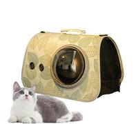 Small Dog Carrier Sling,Pet Travel Carrying Bag | Bubble Cat Carrier Pouch, Pet Shoulder Bag, Transparent Breathable Pet Carrier, Comfortable Cat Dog Bag, Ventilated Design