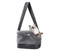 Small Dog Carrier | Waterproof Soft Sling Pouch,with Safety Harness Buckle Warm Dog Sling Carrier | for Small Medium Breed Puppy Kitten Bunny Cold Weather Outdoor Walking Shopping
