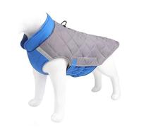 Small Dog Clothes Dog Coats For Medium Dogs Boy Girl Cozy Dog Jackets Coats Winter Vest Pet Windproof Cold Weather Coats Dog Clothes With Reflective Warm Dog Sweaters Outfit Grey M