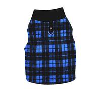 Small Dog Clothes For Girls Fall Dog Sweater Holiday Puppy Costume Warm Dog Clothes Small And Medium Teddy Basic British Style Plaid Cold Weather Dog Vest Coats C Xxl