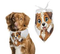 Small Dog Dog Bandanas for Feeding Grooming, Triangle Pet Bibs Washable Pets Scarf for Cats & Dogs
