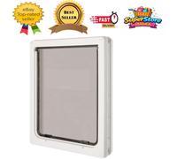 Small Dog Door with Tamper-Proof Frame - Perfect for Wooden & Wall Install