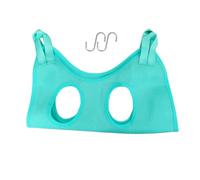 Small Dog Hammock | Specialized Harness for Pet Nail Trimming | Care Restraint Hook-Style Pouch (Fluorescent Green,M)