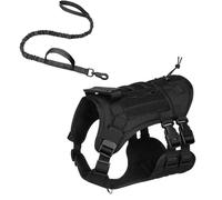 Small Dog Harness, Dog Harness | Pet Tow Rope and Harness, Adjustable Small Dog Harness Vest Pet Combo for Small Dogs, Easy Walking and Training