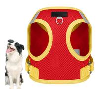 Small Dog Harness - Lightweight Soft and Adjustable | Adjustable Vest with Reflective Strips - for Walking, Running, Training, Hiking, Trail, and Harbour
