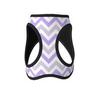 Small Dog Harness with Leash, Simple Colorful Stripe Dog Harness