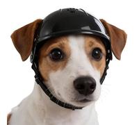 Small Dog Helmet | Stylish with Adjustable Chin Strap,Protective Helmet Pet Cat Hat | for Motorcycle Outdoor Activities Bike Riding Camping Travel