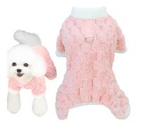 Small Dog Jumper - Winter Dog Jumper, Warm Dog Sweater | Winter Warm Sweater with Sweater Design, Thick Padded Warm Coat Windproof for Small Medium Pets Puppies,