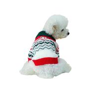 Small Dog Knitting Sweater Jumper,Dog Christmas Knitwear Pullover Cold Weather Pet Warm Coat for Puppy Small Medium Dog_M(Christmas)