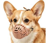 Small Dog Muzzle - Breathable Anti-Barking Muzzle Basket | Human Cage Mouth Cover | for Grooming, Training, Chewing, Bite, Puppy, Cat, Parrot, Animal Muzzle Face