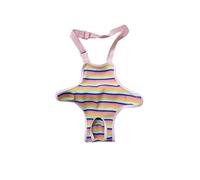 Small Dog Nappy Braces Underwear Trousers Female Dog Hygiene Shorts Panties Menstruation Physiological Briefs Safety Nappy(B,L)