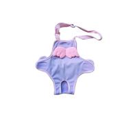 Small Dog Nappy Braces Underwear Trousers Female Dog Hygiene Shorts Panties Menstruation Physiological Briefs Safety Nappy(F,XL)