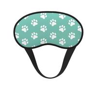 Small Dog Paw Prints On Blue, Full Eye Covers Light Blocking Eye Masks Blackout Sleep Eye Muffs