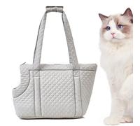 Small Dog Purse, Small Cotton Cat Carrier Bag for Small Dogs, Portable Cat Carrier, Lightweight Winter Bags with Pockets for Puppies, Kittens