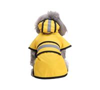 Small Dog Rain Jackets With Reflective Design Breathable Polyester Rain Coat Keep Pet Dry And Safe In Rainy Weather Reflective Dog Jackets