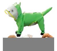 Small Dog Raincoat With Hood, Complete Weather Guard, Xs-Xxl, Tail Protect Feet Cover, Raincoats, Secure And Flexible Wear, For Large Medium Small Puppy Winter Thunderstorm Snow