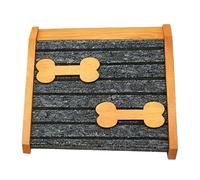 Small Dog Ramp | Portable Wooden Non-Slip Step,Stair Ramp for Dogs with Felt Pad | for Small Medium Canine Bed Sofa Home Bedroom Doorway Indoor Outdoor