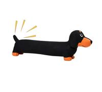 Small Dog Squeaky Toys Dachshund Shape Pet Biting Game with Sound