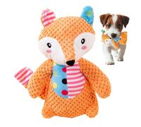 Small Dog Squeaky Toys | Plush Animal Shape Interactive Game,Puppy Chew Toys with Crinkle Paper | for Outdoor Backyard Fetch Training Alone Time Park Camping Indoor