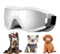 Small Dog Sunglasses with Adjustable Strap UV Protection, Winproof Puppy Sunglasses, Suitable for Dogs Eyes Protection?Soft Dog Goggles