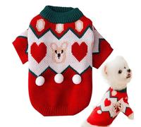 Small Dog Sweaters, Animal Dogs Christmas Sweaters | Soft and Breathable Sweaters for Puppies and Cats, Outfits for Small and Medium Pets