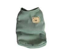 Small Dog T-shirt Cartoon Patch Spring Summer Tank Top Soft Comfortable Puppy Clothes Pullover Sleeveless Apparel Indoor Outdoor, Summer Lightweight Cats T-Shirt
