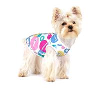 Small Dog Vest Cotton Breathable Cute Nurse Print Puppy T-Shirt Soft Cat Clothes Pullover for Walking M