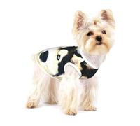 Small Dog Vest Cotton Breathable Siberian Husky Print Puppy T-Shirt Soft Cat Clothes Pullover for Walking L
