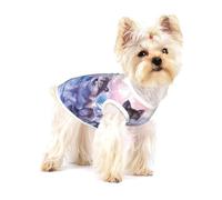 Small Dog Vest Cotton Breathable wolves family Print Puppy T-Shirt Soft Cat Clothes Pullover for Walking L
