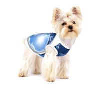 Small Dog Vest Cotton Breathable Yin Yang Sky Print Puppy T-Shirt Soft Cat Clothes Pullover for Walking L