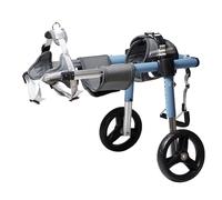 Small Dog Wheelchair - 2-Wheel Adjustable Pet Support Cart - Lightweight Canine Mobility Aid for Disabled Dogs - X-Small Size, Perfect for Recovery & Active Lifestyle