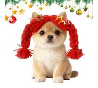 Small Dog Wigs Funny Soft Headwear Cute