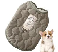 Small Dog Winter Coat - Warm Padded Jacket Dog Winter Coat with Built-in Harness Hole Puppy Jacket | Reflective Snow Vest Windproof for Cold Weather