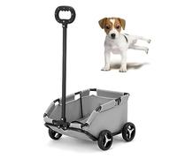 Small Dogs & Cats Foldable Pet Stroller - Lightweight Travel Carrier for Convenient & Easy Use - Compact Design for On-The-Go Pet Parenting