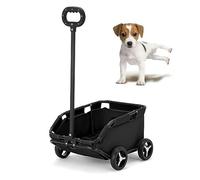 Small Dogs & Cats Foldable Pet Stroller - Lightweight Travel Carrier for Convenient & Easy Use - Compact Design for On-The-Go Pet Parenting