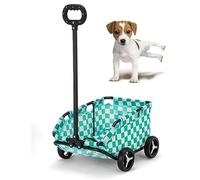 Small Dogs & Cats Foldable Pet Stroller - Lightweight Travel Carrier for Convenient & Easy Use - Compact Design for On-The-Go Pet Parenting